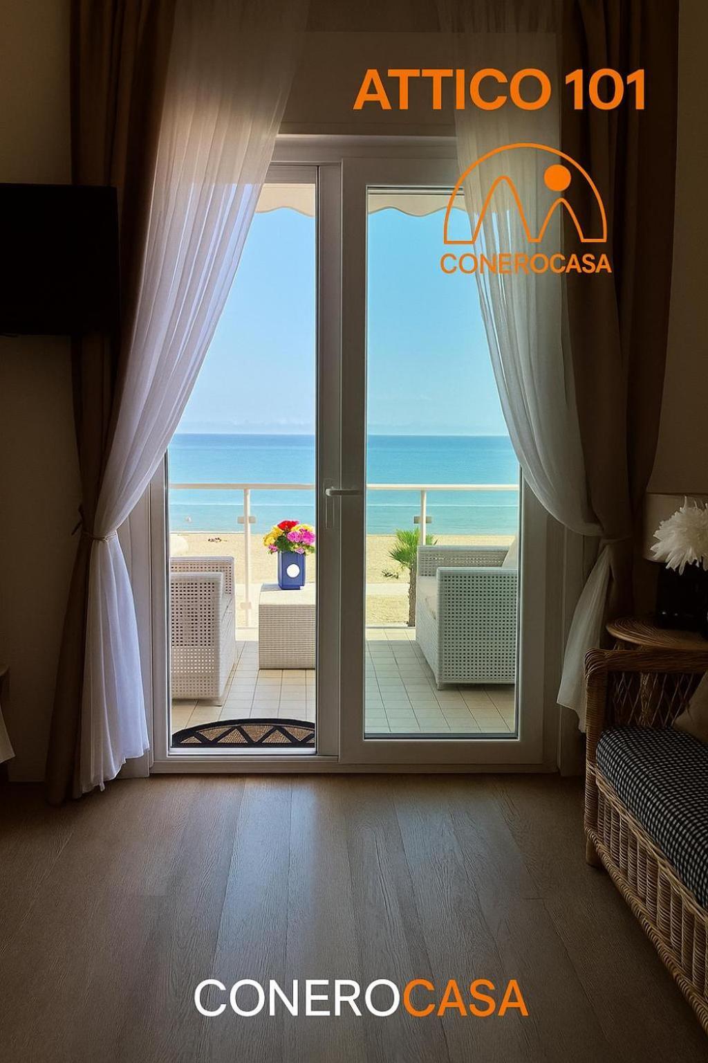Conero Casa - Marcelli Di Numana In Via Litoranea 101 Sul Mare Vista Spiaggia Con Parcheggio Esclusivo Экстерьер фото