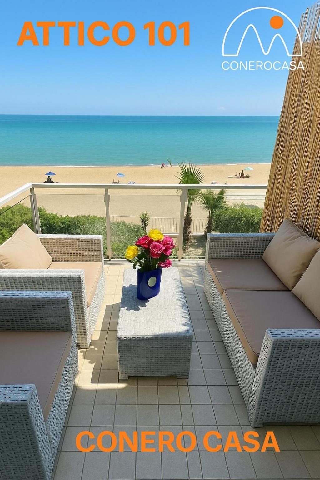 Conero Casa - Marcelli Di Numana In Via Litoranea 101 Sul Mare Vista Spiaggia Con Parcheggio Esclusivo Экстерьер фото